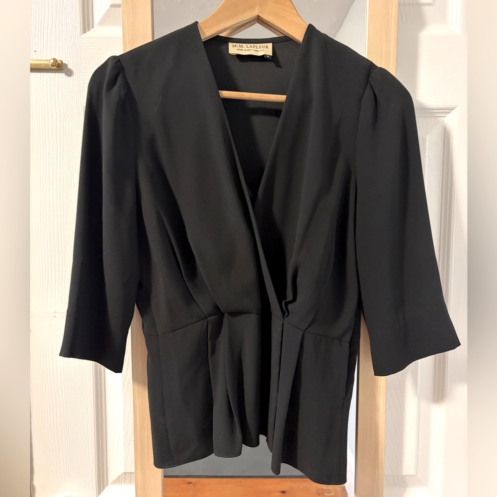 M.M. Lafleur Peplum Blouse